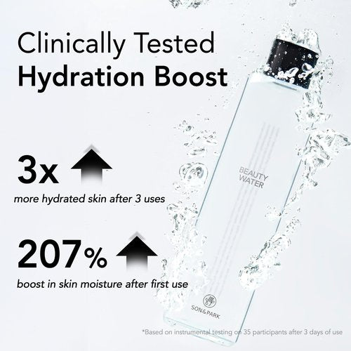 SON&PARK Beauty Water 340ml (11.49 fl. oz) | Multi-Purpose Toner for Oil Control Hydrating Exfoliating Skincare Daily Cleansing Booster with Rose Water Witch Hazel Lavender Oil
