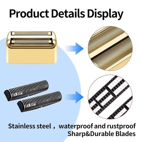 BaBylissPRO Replacement Foil & Cutters - Professional Parts for FXFS2 Shaver | Gold Finish