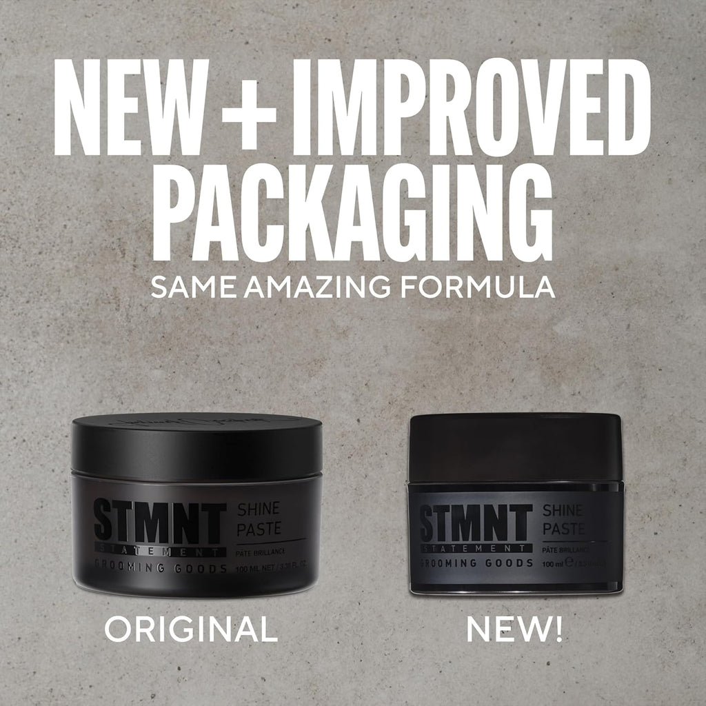 STMNT Grooming Goods Shine Paste - Natural Shine Finish & Strong Control | Non-Greasy Formula