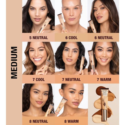 Charlotte Tilbury Beautiful Skin Foundation - Medium Coverage Hydrating Makeup for Instant Glow & Plumping Hydration
