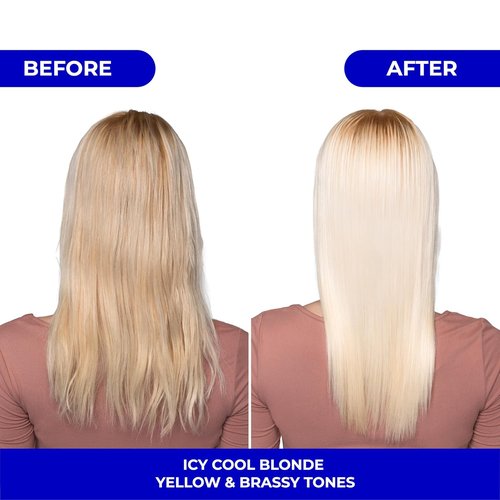 Naissant Icy Cool Blonde Hair Toning Mask - Ultra High-Purity Pigments | Neutralizes Yellow & Brassy Tones | 10.1 Fl. Oz