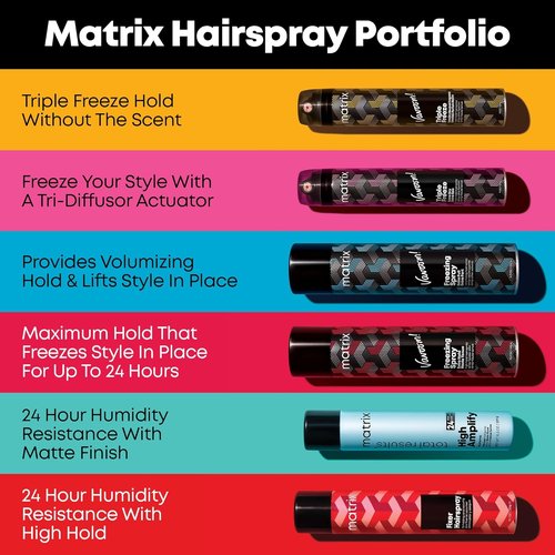 Matrix Vavoom Extra Full Freezing Finishing Spray - Volumizing High-Hold Hairspray for All Hair Types