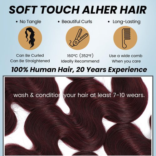 Dark Burgundy 2X6 HD Lace Closure 14 Inch