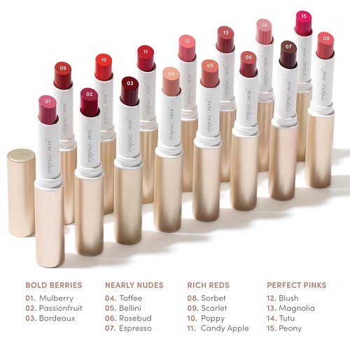 Jane Iredale ColorLuxe Hydrating Cream Lipstick - Creamy, Highly Pigmented Formula for Weightless Moisture | Satin Finish, Vegan