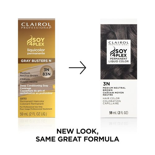 Clairol Professional Permanent Liquicolor Hair Color - Medium Brown to Red Violet | 100% Gray Coverage
