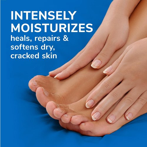 Dr. Scholl's Dry, Cracked Foot Repair Ultra-Hydrating Foot Cream 3.5 oz & Dry, Cracked Skin Ultra-Hydrating Foot Mask, Intensely Moisturizes Repairs and Softens Rough Dry Skin with Urea, 1 Pair