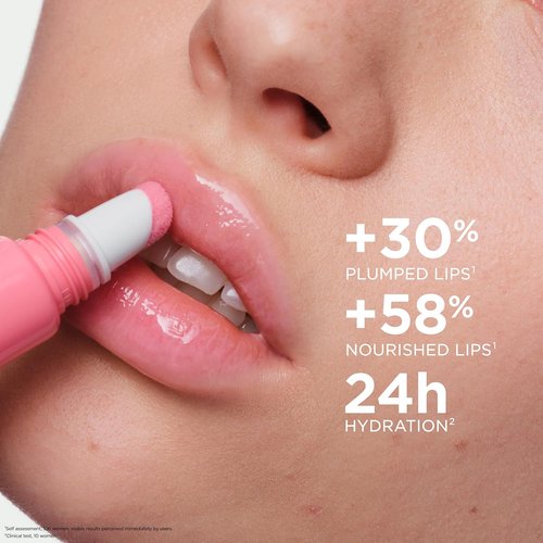 Clarins Lip Perfector - Peptide Plumping Hydrating Lip Gloss | Non-Sticky Shine with Vanilla Scent | 0.35 Ounces