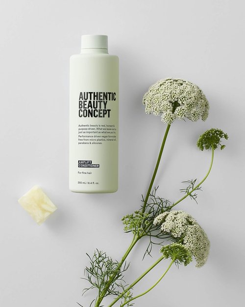 Authentic Beauty Concept Amplify Conditioner - Increases Body & Volume for Fine Hair | Vegan & Cruelty-Free
