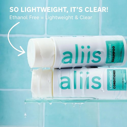 ALIIS Lightweight Conditioner - Moisture-Rich, pH-Balanced Formula for Soft, Smooth Hair | Color-Safe, Sulfate-Free, Vegan - 8 oz