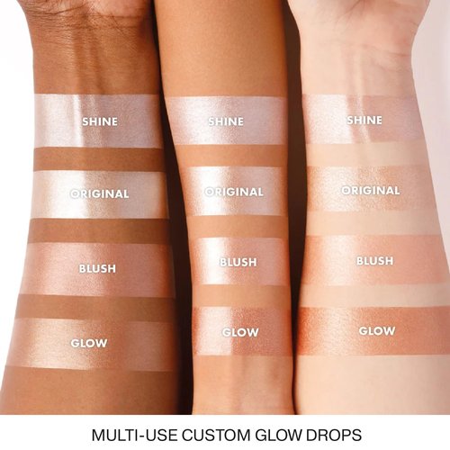ICONIC LONDON Illuminator | Liquid Highlighting Drops for a Radiant Glow, Cruelty-Free, Vegan Makeup, Original (Champagne Shimmer) 0.45 Fl oz
