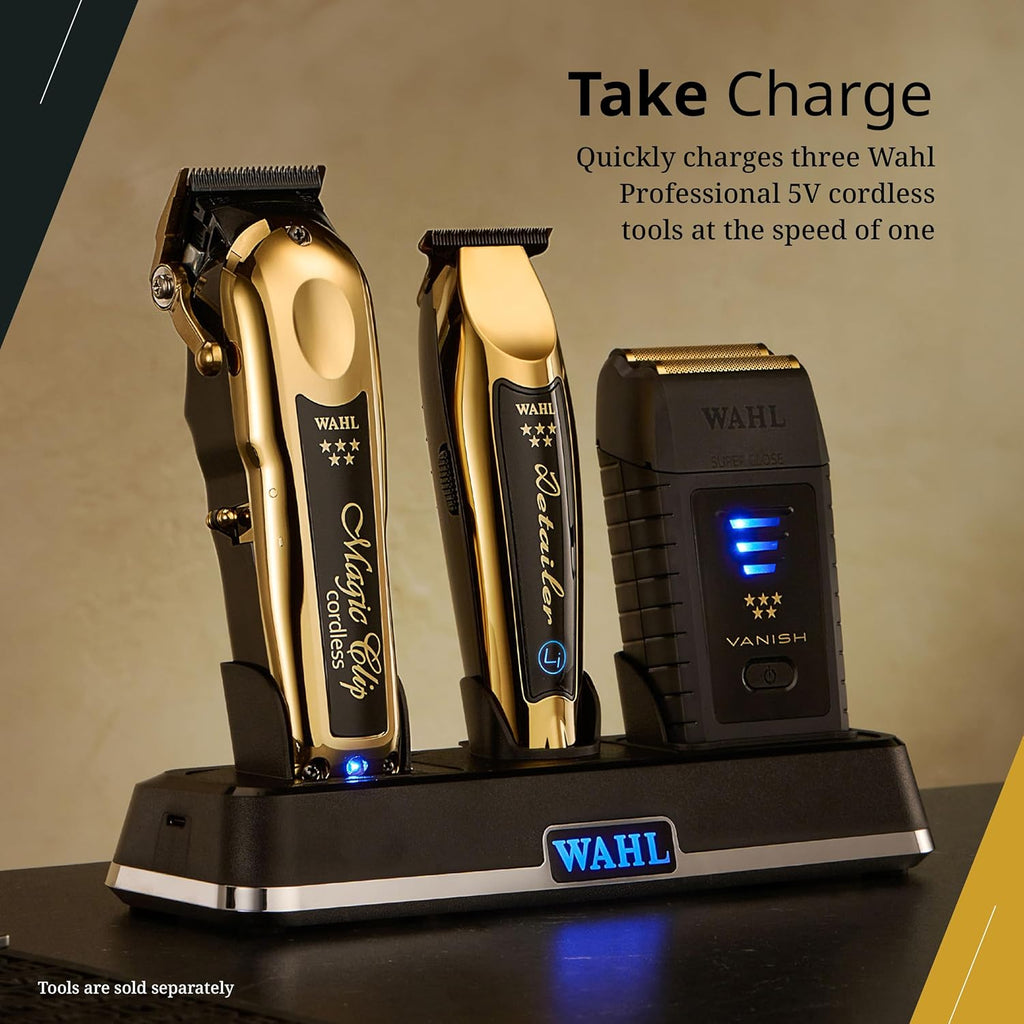 Wahl Professional Power Station - High-Performance Charging Station for Barbers & Stylists