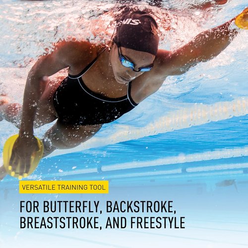 FINIS Agility Floating Swim Paddles - Strapless Design for Enhanced Stroke Technique | Instant Feedback