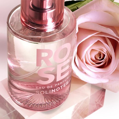 Solinotes Rose Perfume - Delicate Floral Eau De Parfum for Women, 1.7 Fl Oz | Vegan & Cruelty-Free