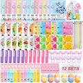UUNZ 144 PCS Spa Party Supplies for Women, Spa Party Favors Include Face Masks Skincare, Hand Cream, Lip Balm, Eye Mask, Lip Mask,Foot Bath Bomb, Hair Brush, Spa Birthday Sleepover Party Supplies