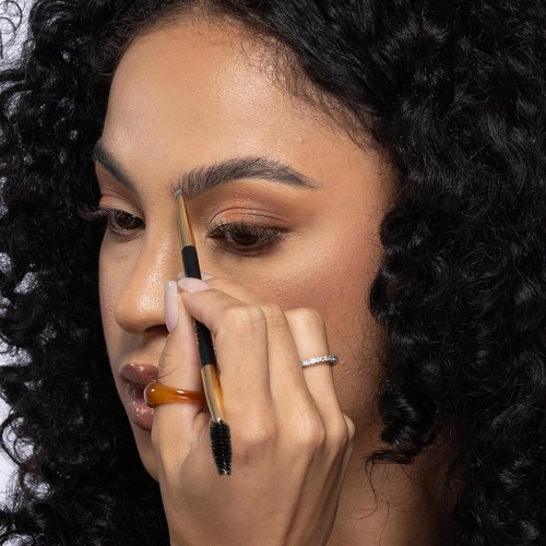 Billion Dollar Brows 2-Sided Brow Brush - Perfect for Applying & Blending Eyebrow Powder