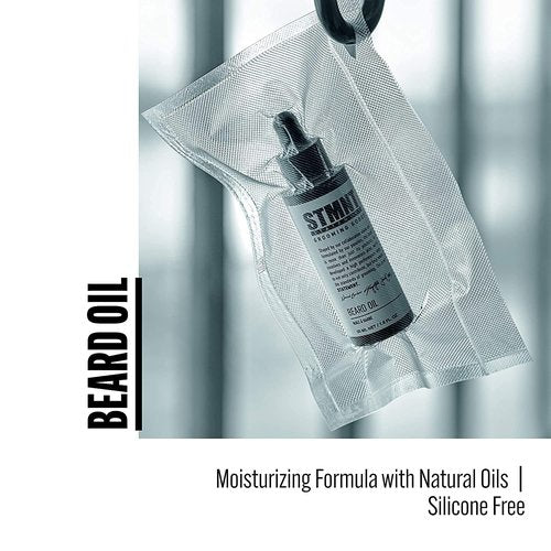 STMNT Grooming Goods Beard Oil - 1.6 Oz | Moisturizing Formula with Natural Oils, Silicone-Free