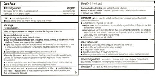 H2 pharma Clotrimazole Cream, USP 1%, 1.59 oz Tube with 1 Reusable Applicator, 7-Day Treatment