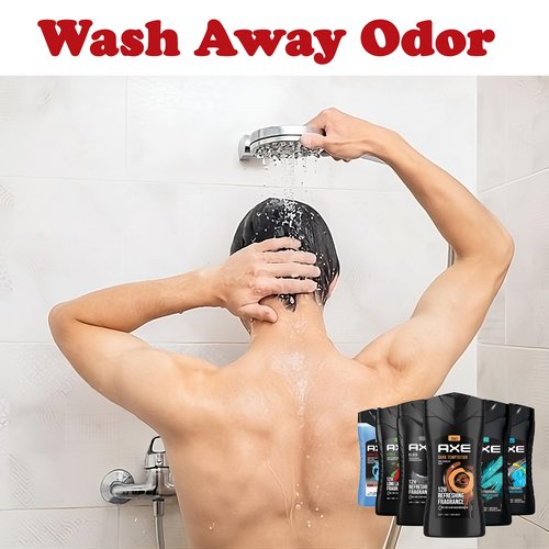 AXE Men's Body Wash Variety Set, 6 Pack, Assorted Scents, 3-in-1 Body, Face and Hair Wash, 8.5 Oz. Each