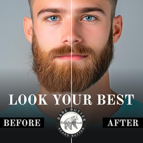 Tuscan Cooper's Beard Butter - Moisturizing Balm for All Hair Types | 4oz Unscented Hydration & Conditioning