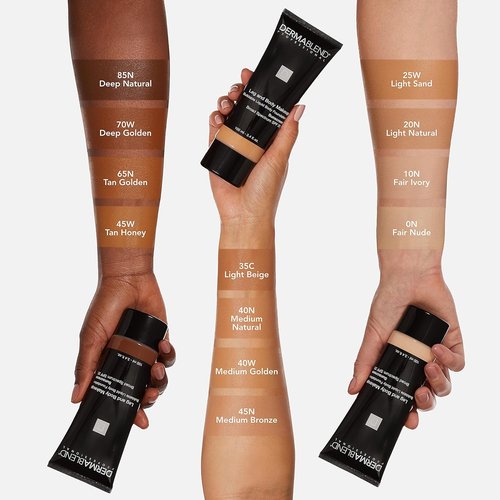 Dermablend Leg and Body Makeup Foundation - SPF 25 Protection for Flawless Skin