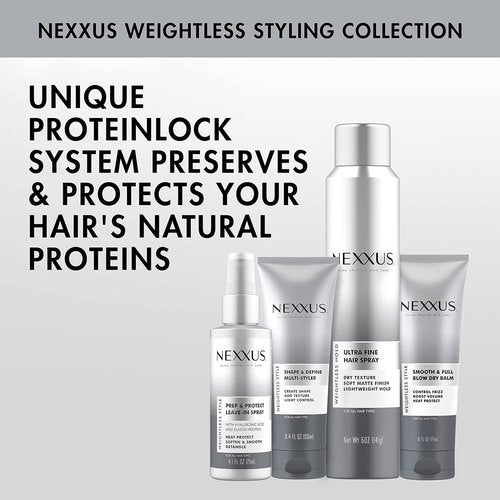 Nexxus Shape and Define Multi-Styler - Weightless Hair Styling Cream for Light Hold | 3.4 oz