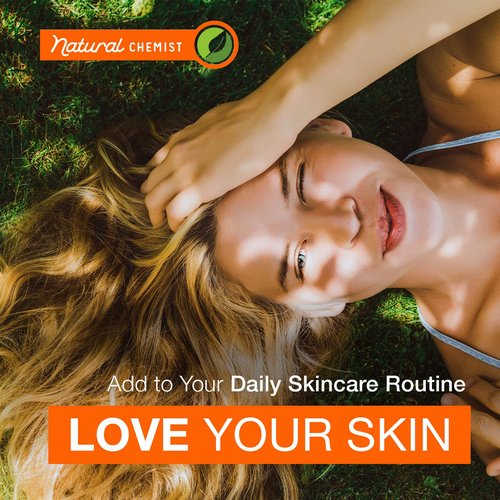 Natural Chemist Vitamin C Serum With Collagen - Dermatologist Tested, Skin Brightening, Anti-Aging, Acne Treatment, Fades Dark Spots, Cruelty Free Korean Skin Care For All Skin Types - 1.69 oz