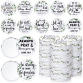 Yaomiao 160 Pcs Christian Gifts Compact Mirror Bulk for Women, Mini Inspirational Bible Verse Scripture Pocket Mirrors, Christmas Religious Gift for Women Employee Coworker Sunday Church Party Favor