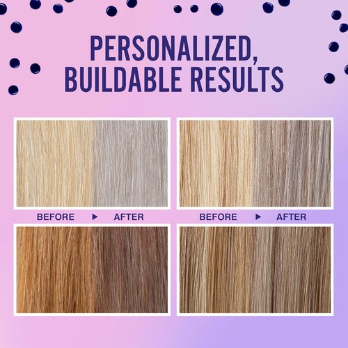 OGX Impecca-Blonde Purple Toning Drops - Enhance Blonde Hair Color, 4 Fl Oz
