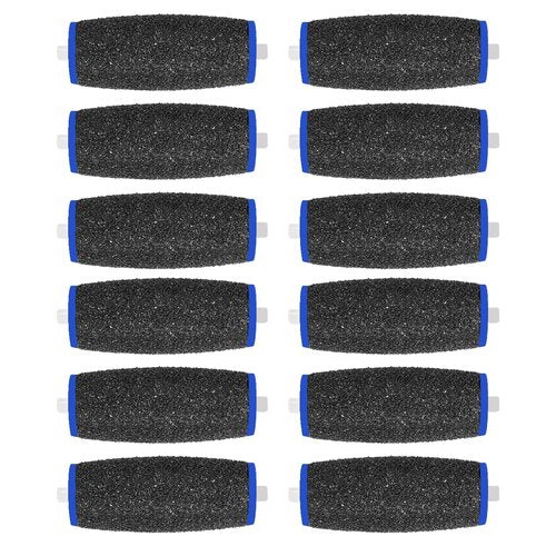 12 Pack Extra Coarse Replacement Roller for Amope Pedi,Replacement Head Refills Compatible with Amope Pedi Refills Electronic Perfect Foot File