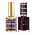 DND Gel Polish Set - Brown Collection | Chip-Free UV/LED Gel & Air Dry Nail Lacquer Duo, 0.5 Fl Oz Each