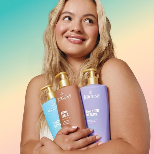 Jergens Shea Fusion Body Lotion - Moisturizing Vanilla Crush with Shea Butter & Vitamin E | 14 Fl Oz