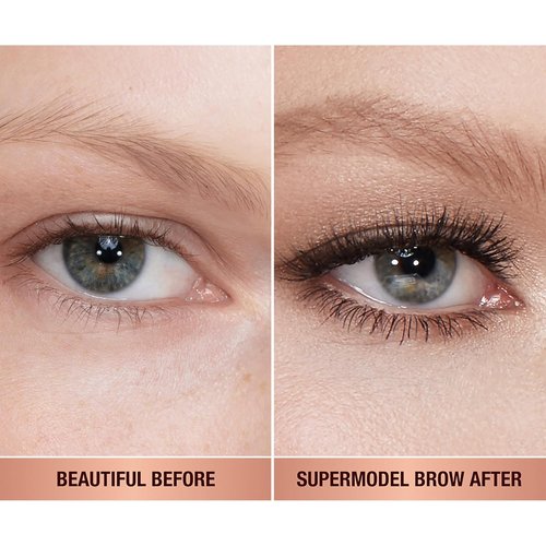 Charlotte Tilbury Brow Cheat Eyebrow Pencil - Refillable Micro-Precision Tool for Natural Strokes | 16-Hour Waterproof Wear, Enriched with Vitamin E