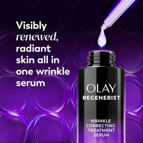 Olay Regenerist Retinol Serum - Anti-Aging & Renewing Night Treatment | Fragrance-Free, 1.0oz
