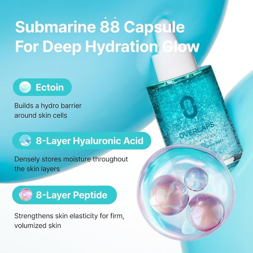 Ectoin Redness Soothing Serum - Lightweight Hydration for Blemish-Prone Skin | 8-Layer Hyaluronic Acid & Peptides | Korean Skincare, 1.01 fl. oz.