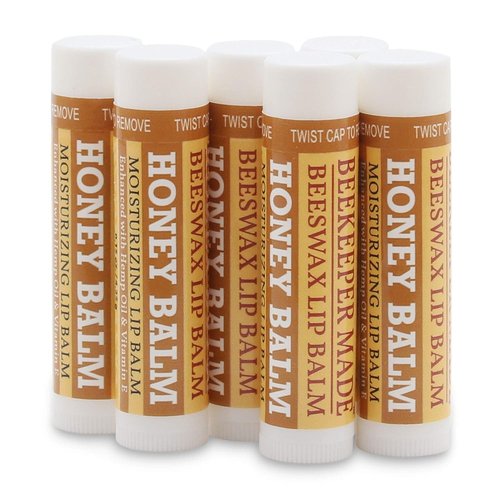 Beekeeper Made Beeswax Lip Balm - Honey Flavor, 40 Count | Perfect for Men, Women & Children Gifts