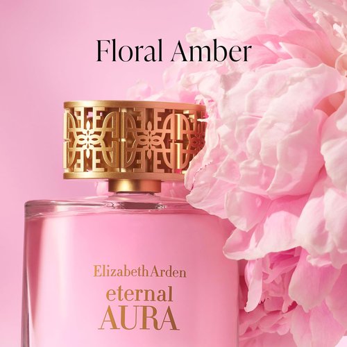 Elizabeth Arden Eternal Aura Eau de Parfum - Floral & Amber Women's Perfume with Pink Pepper, Magnolia & Sandalwood
