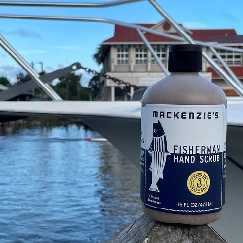 MacKenzie's Fisherman Hand Scrub - Gifts for Men - Gifts for Fishermen - Gifts for Cooks - Gifts for Gardeners - Hand Cleanser - Hand Deodorizer - 16 oz.