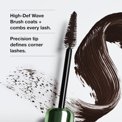 Clinique High Impact High-Fi Full Volume Mascara - Non-Clumping, Smudge-Proof, Safe for Sensitive Eyes | Black/Brown
