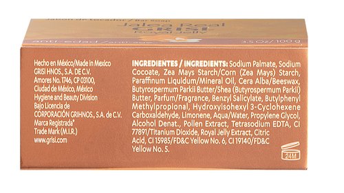 Grisi Royal Jelly Soap, Cleansing, and Smoothing Soap Nourish your skin, Improves your skin Elasticity, Extra Hydration, 6-Pack of 3.5 Oz each, 6 Bar Soaps.