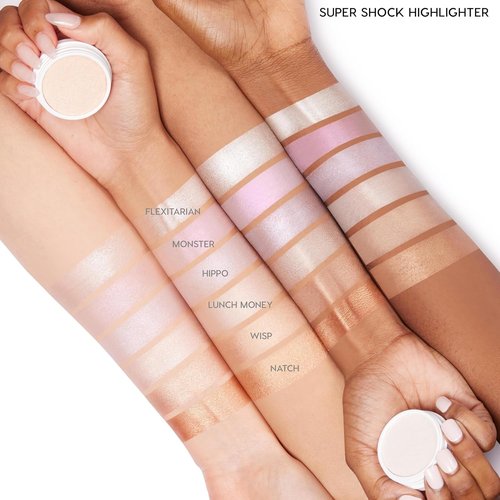 ColourPop Super Shock Highlighter - High-Pigment Crème-Powder Face Makeup | Buildable & Blendable - Candy Floss (0.15 oz)