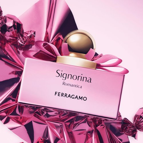 FERRAGAMO Signorina Romantica Eau de Parfum - Elegant Women's Perfume Spray | 3.4 Fl Oz