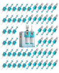 60 Assorted Tattoo Needles Cartridge Mixed Size #10 Bugpin(Round Liner 3RL*8, 5RL*8, 7RL*8, 9RL*8, 11RL*4 Round Magnum 9RM*8, 11RM*4, 13RM*4, 15RM*4) 0.3MM Disposable EN05S-BFG-60KIT-K