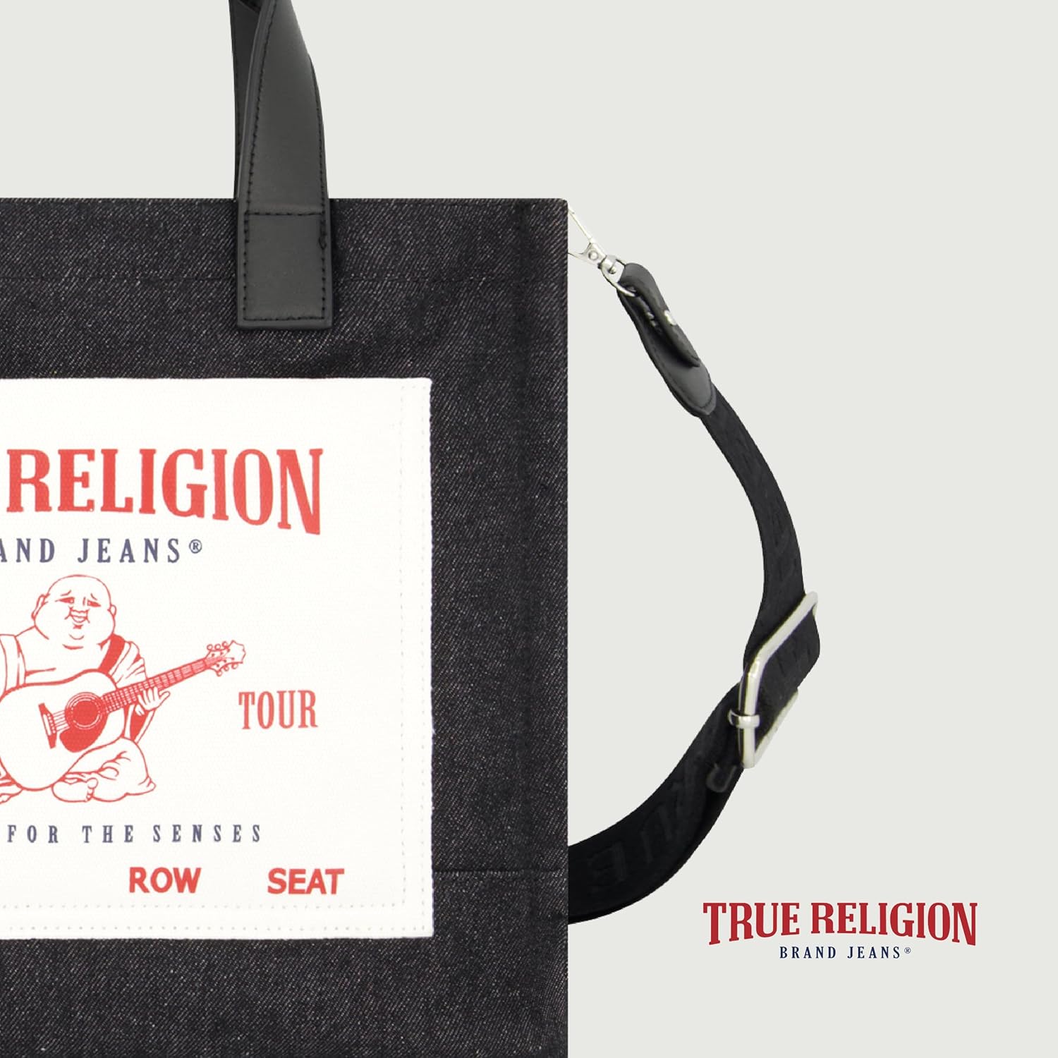 True Religion Tote - Women's Medium Travel Shoulder Bag with Adjustable Strap for Comfort