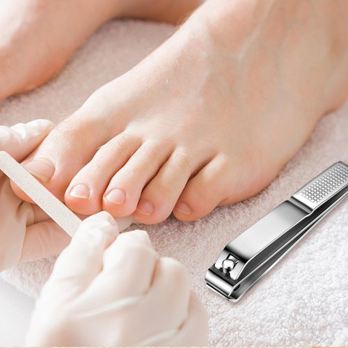 NATZERAT 8-Pack Straight Edge Nail Clippers, Stainless Steel Nail Clippers, Large Bulk Nail Clipper Set for Thick Toe Nails, Portable Travel Fingernail Toenail Clippers for Men Women Adults Seniors