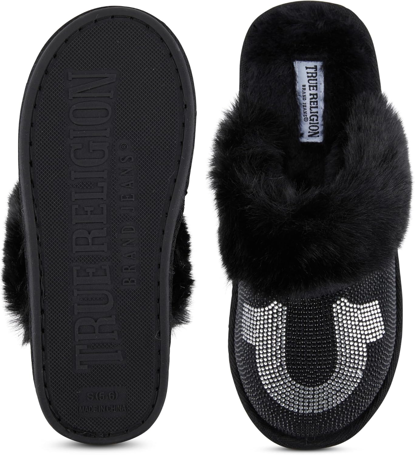 True Religion Women's Cozy House Slippers - Perfect Gift for Comfort and Style
