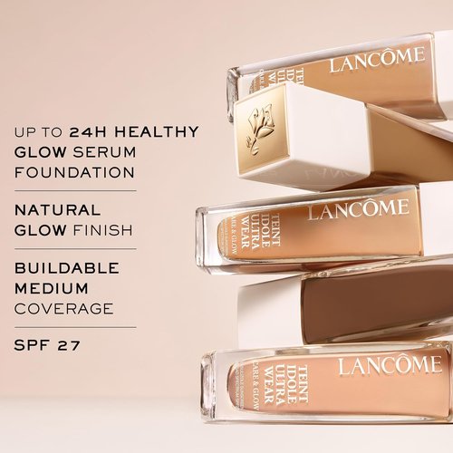 Lancôme Teint Idole Ultra Wear Foundation - Hydrating, Medium Buildable Coverage with SPF 27 | Glow Finish