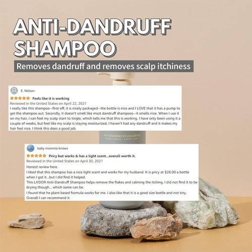 LA'DOR Anti-Dandruff Shampoo - Gently Cleanses Oily Scalp, Alleviates Itching | 16.9 fl. oz.