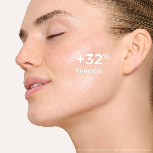 Clarins Extra-Firming Day Moisturizer - Anti-Aging Face Cream with Collagen & Niacinamide | Refillable | 1.7 Oz