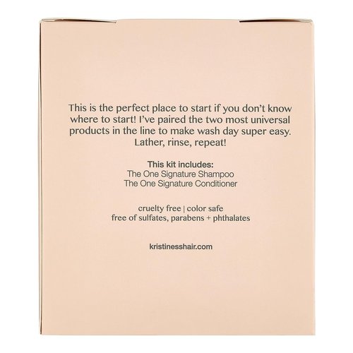 Kristin Ess Travel Size Salon Shampoo & Conditioner Set - Moisture, Softness & Shine | Sulfate-Free, Vegan & Color Safe