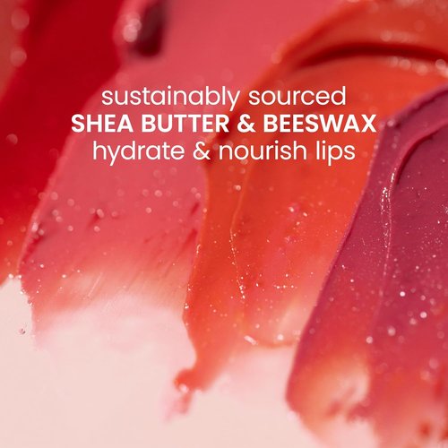 Burt's Bees Lip Tint Balm - Long-Lasting Hydrating Formula with Shea Butter | Fiery Red Dahlia (2-Pack)